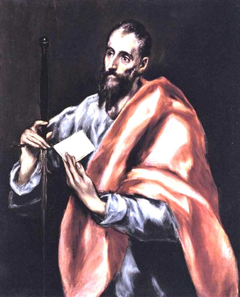 El Greco, St Paul (c. 1612) commons.wikimedia.org