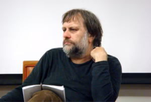 Photograph of Slavoj Zizek