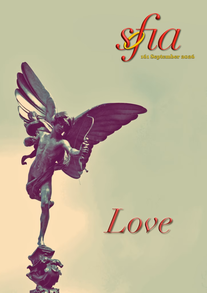 Cover of Sofia magazine issue 161, September 2026, on the theme of Love